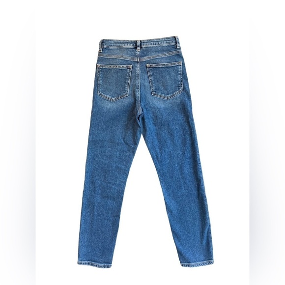 ASOS High Waisted Straight Leg Jeans Medium Wash Size 26 - Picture 2 of 5